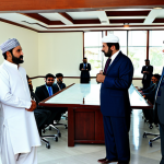 **

"A professional meeting of auctioneers in Pakistan, fully clothed in traditional business attire (shalwar kameez or business suits), discussing industry best practices. The setting is a modern conference room in Lahore or Karachi. Safe for work, appropriate content, professional, perfect anatomy, natural proportions, high quality."

**