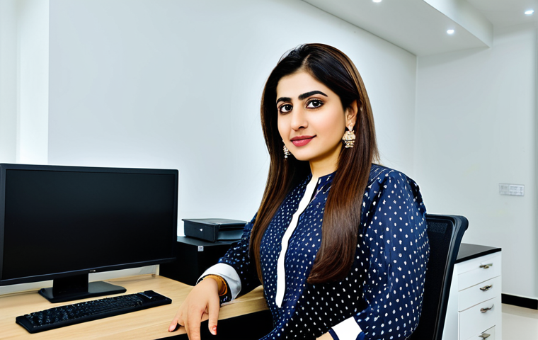 경매사 자격증 공부에 도움 되는 책 - **
"A successful Pakistani businesswoman in a modern office in Karachi, wearing a traditional yet p...